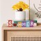 Set of 6 Wooden Summer Sign Letter Blocks – Rustic Farmhouse Table Decor for Tiered Tray, Shelf, Desk & Mantel Home Decoration